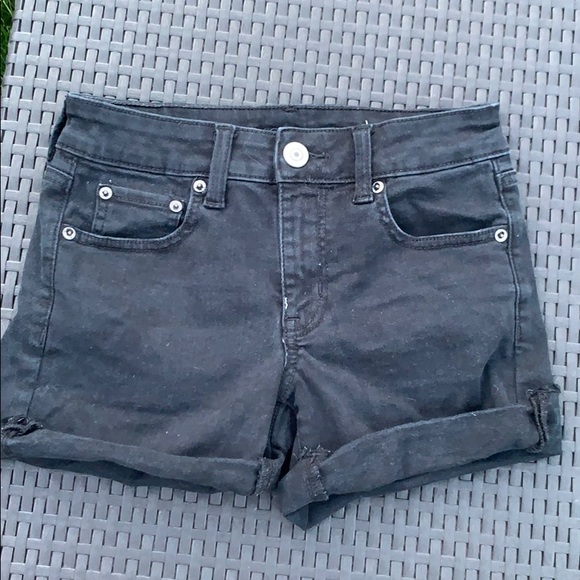 American Eagle Outfitters Pants - American Eagle Black denim shorts